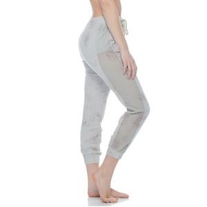 Free People Light Grey Tie Dye Joggers